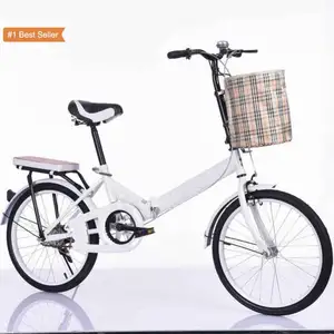 Istaride Bicicleta Plegable con Marco de Acero para Adulto, Bicicleta de Ciudad de 20 Pulgadas