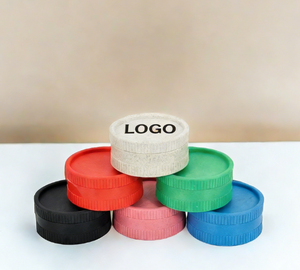 Molino de Hierbas Portátil CANNA Moderno Personalizado al por Mayor, Molinillo de Hierbas Manual Biodegradable de 2 Capas y 55 mm con Forma de Rombo - Product Image 1