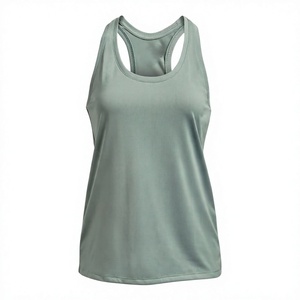Camiseta de Yoga de Alta Calidad para Mujer, Estilo Racerback, Personalizable, con Cuello Cuadrado, Transpirable, con Logotipo Frontal - Product Image 5