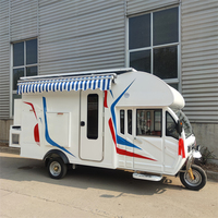 Camping-car de luxe à 3 roues hors route camping-car caravane camping-car remorque nouvelle maison mobile pour les voyages en plein air avec réfrigérateur et équipement de camping