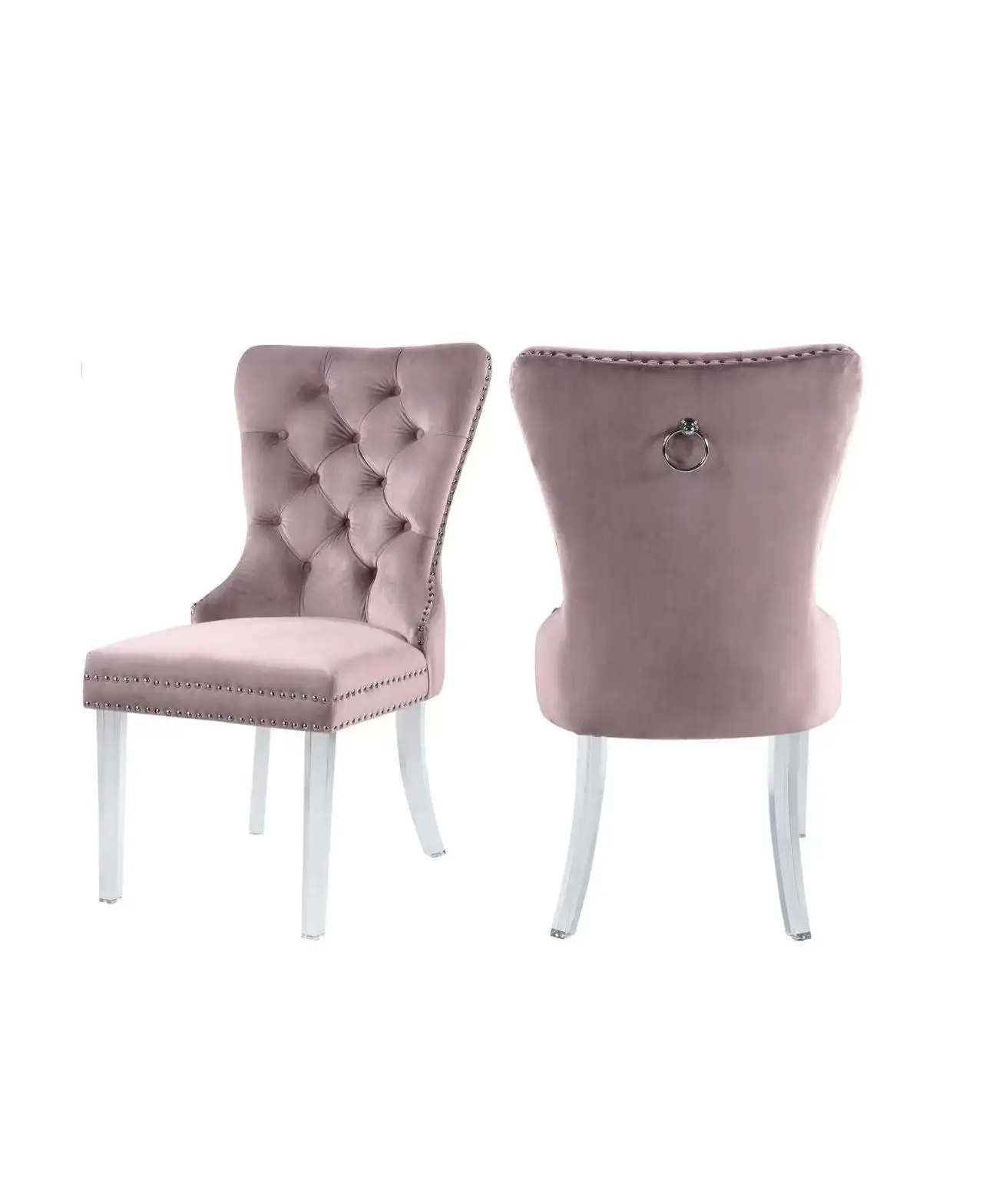 Chaise de salon de luxe de style simple d'accent de vente chaude chaise facile à transporter nouvelle technologie chaise d'appoint tuftée