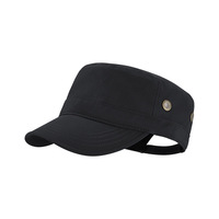 Casquette de sport réglable en coton pour hommes et femmes Logo brodé personnalisé Tissu sergé Style formel Vente en gros Casquette plate à la mode