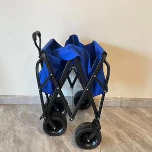 Strandkar, opvouwbare strandwagen, festival- en kampeerwagen, all-terrain, grote wielen - Product Image 2