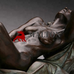 Escultura de Dama con <span class=keywords><strong>Motor</strong></span> de Bronce para Exteriores, 130 cm de Altura, Fundición e Impresión Digital, Personalizable para Arte y Coleccionismo, Marca MALTON - Product Image 6