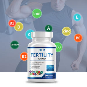 Integratore OEM per la fertilità maschile con zinco, acido folico e L-carnitina per la salute dello sperma e il supporto della motilità - Product Image 2
