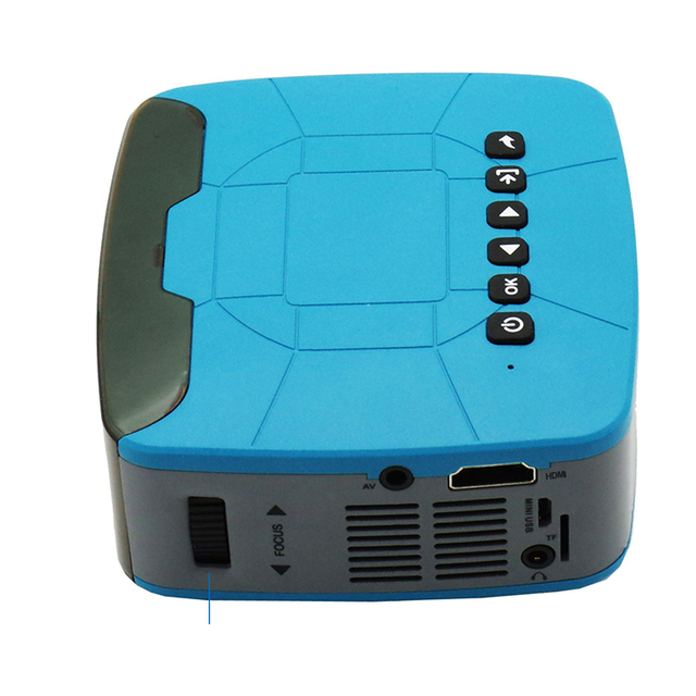 Asher U20 Mini Projector 1080P Full HD LED Ultra Short Throw ANSI 300 Lumens Android 11 Built-In Home Theater Cinema Movie