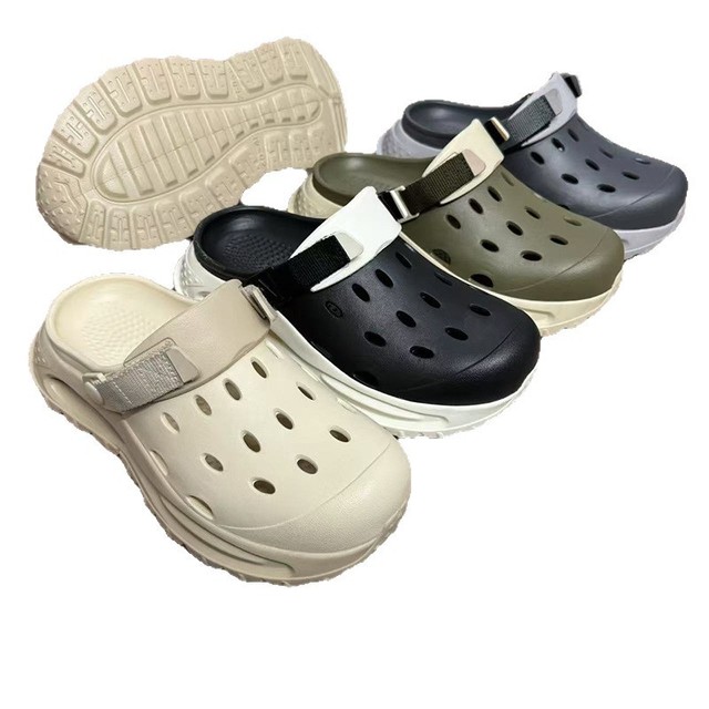 Trendy Men's Casual Clog Breathable Anti Slippery Waterproof Closed Toe EVA  Garden Clog Thick Sole Fashion Sporty Clogs Slipper