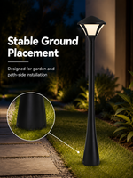 Lampadaire LED moderne 12W pour jardin, étanche, en aluminium, pour pelouse extérieure, éclairage paysager pour villa, allée, jardin, parterre de fleurs