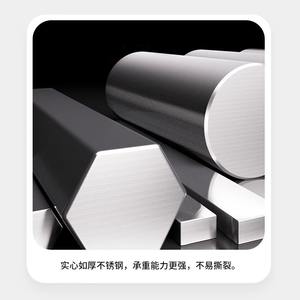 ราวแขวนผ้าเช็ดตัวในห้องน้ำสแตนเลส 220 มม. ติดผนังแบบมีกาวในตัวชั้นเดียว แหล่งกำเนิดฝอซาน - Product Image 4