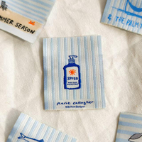 Étiquettes en damassé tissées sur mesure remarquables, étiquettes en tissu personnalisées pour vêtements