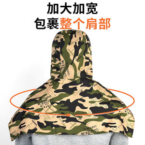 Capuche anti-poussière camouflage avec lunettes de protection, couvre-chef respirant pour travaux de construction, travaux agricoles, déménagement - Product Image 3