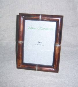 Cadre photo artisanal en bois écologique avec incrustation de résine moderne, sérigraphie, taille personnalisée, fait à la main en Inde - Product Image 5