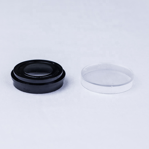 طبق بتري زجاجي من البوروسيليكات للاستخدام في المختبرات الميكروبية / طبق زجاجي بقاع زجاجي مع 3 فتحات تهوية 35*12 مم - Product Image 6