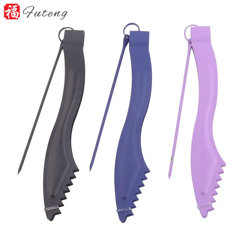 Futeng zwarte kleur houtskool tweezer waterpijp clip schoonmaken tool shisha tong