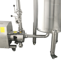 HUNDOM Mélangeur en ligne liquide en poudre de xanthane d'amidon à haute efficacité Homogénéisateur en ligne pour sucre en poudre et eau
