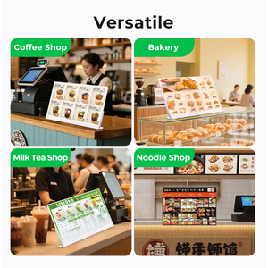 23.8 Inch Smart Display Desktop Digital Menu Board Stand Android Tablet for Sales Boost Tabletop Electronic Menu Signage - Product Image 5