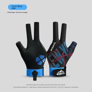 Gants de billard, nouvelle version améliorée, spécial salle de snooker, unisexe, main gauche, haute élasticité, respirant, demi-doigts, antidérapant - Product Image 6