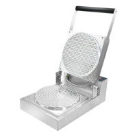 Machine à cornets croustillants électriques 1300W en acier inoxydable, pour la fabrication de coupes de crème glacée, avec réglage de 0 à 250 ° Thermostat C pour les commerces de restauration rapide
