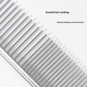 Peine Profesional de Acero Inoxidable para Mascotas, Herramienta para Eliminar el Pelo Suelto de Perros de Pelo Largo y Corto, Venta al Por Mayor OEM - Product Image 3