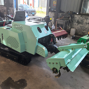Mini-excavatrice avec rotoculteur hydraulique sur chenilles, micro-pelleuse 2 <span class=keywords><strong>en</strong></span> 1 pour l'agriculture <span class=keywords><strong>en</strong></span> verger - Product Image 4