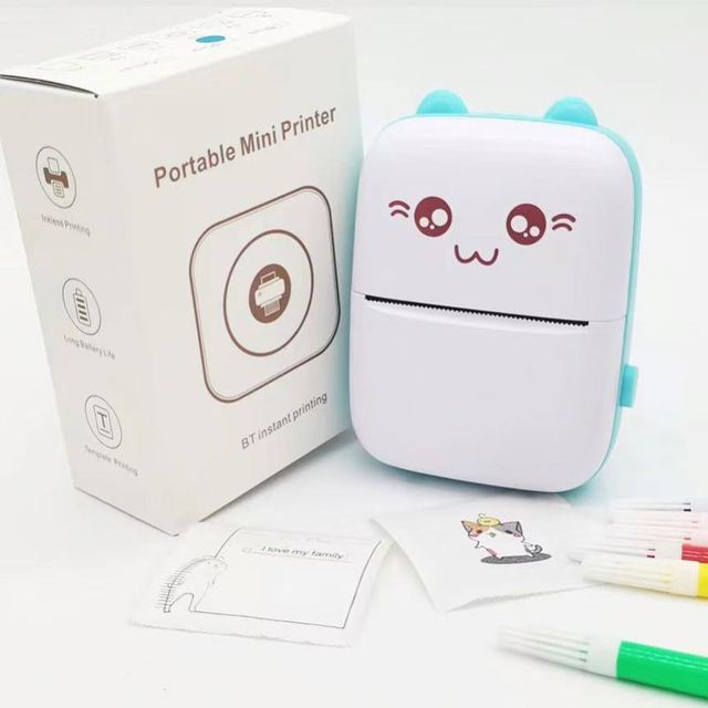 Berserk Pocket Home Use Mini Thermal Printer Android I OS Wireless Barcode Price Portable Thermal Mini Printers