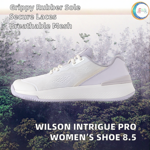 Zapatillas de <span class=keywords><strong>Tenis</strong></span> para <span class=keywords><strong>Mujer</strong></span> Intrigue Pro - Parte Superior de Malla, Suela de Goma, Cierre con Cordones - Blanco/Azul Lavanda/Plateado, Talla 8 US - Product Image 2