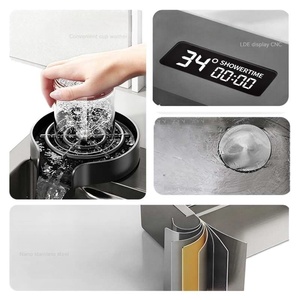 Multifunctional <b>sink</b> honeycomb embossed <b>kitchen</b> <b>sink</b> stainless steel large single bowl large basin vegetable <b>sink</b> - Product Image 4