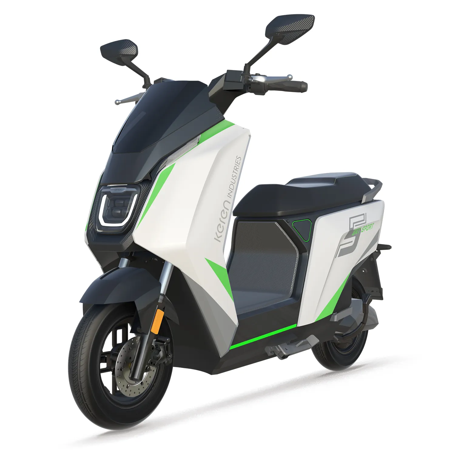 Nouveau design apparence exquise 72 volts 32Ah batterie 1500W moteur électrique e moto e-scooter à vendre