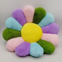 Peluche géante en fleur de tournesol, oreiller en peluche, doux, tendance, vente en gros, 18 pouces