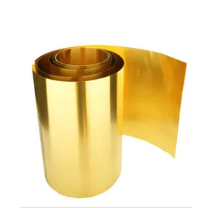 Factory Price 3mm 4mm 1/2 Hard H63 C2720 Yellow Annealed Material Brass Foil/Brass Sheet/Brass Coil