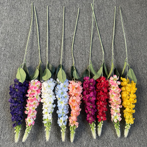 Fleur artificielle Jinxi, branche unique en soie, décoration de mariage, ornement pour entrée de maison ou d'hôtel - Product Image 3