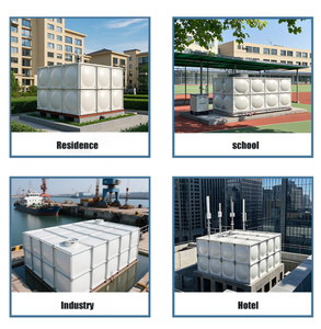 Tanque de agua agrícola FRP de 10000 litros, placa de empalme combinada SMC, sello anticorrosivo resistente al fuego utilizado para restaurantes - Product Image 5