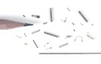 Ressort de bobine à bille Micro-bille, précision sur mesure, pour stylo à bille, jouet, panneau Pcb, 1 pièce