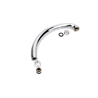 Raccords de robinet d'évier de cuisine Becs de robinet de tuyau de sortie d'acier inoxydable