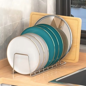 Cesta de Cocina Minimalista de Acero Inoxidable Integrada para Secar Platos y Almacenar Utensilios, Estrictamente Seleccionada - Product Image 3