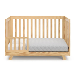 Cuna Convertible 3 en 1, Cuna de Madera para Bebé, Diseño Moderno, Estructura de <span class=keywords><strong>Cama</strong></span> para Niños, Seguridad para Niños Pequeños, Muebles de Lujo para Dormitorio - Product Image 1