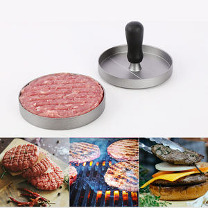 Presse <span class=keywords><strong>à</strong></span> viande ronde manuelle en alliage d'aluminium antiadhésif pour barbecue, <span class=keywords><strong>moule</strong></span> pour hamburger et <span class=keywords><strong>steak</strong></span> - Product Image 5