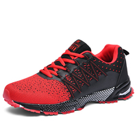 Chaussures Minimalistes de Course sur Route pour Homme Baskets de Running Athlétiques Respirantes à Lacets en Tissu Maille Aérée Profil Bas pour Piste et Trail