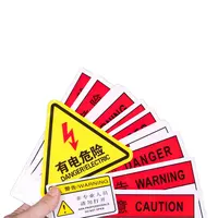 Printing Customized Candle Jar Warning Labels Sticker, Custom