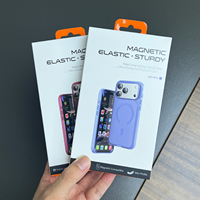 Coque antichoc magnétique N52 ultra-fine et durable avec boutons métalliques élastiques pour une prise en main confortable, compatible iPhone 18 17 Pro Max 16 Pro