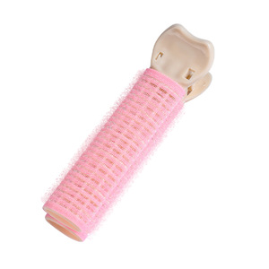 Hair Roller Snap Type Heatless <b>Plastic</b> Resin Cylinder Hair Curler For Bangs Volumizing Clip <b>General</b> Use - Product Image 5