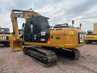 Excavatrice CAT 320D2L d'occasion 2023, faible nombre d'heures, stock frais, Caterpillar 21 tonnes, pelle sur chenilles hydraulique, meilleur prix