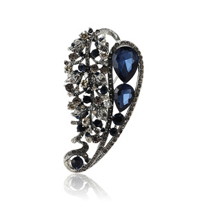Broche de Cristal com Asas de Anjo Barroco, Banhado a Ouro, com Strass Multicoloridos, para Mulheres, Presente para Casamento, Festa, Vestido de Noite - Product Image 6