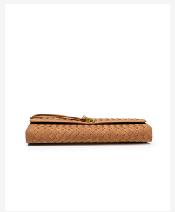 Bolso de Mano Plegable de Gamuza Verde Oliva para Mujer, Correa Extraíble, Diseño Tejido Elegante, Impermeable, para Uso Diario - Product Image 5