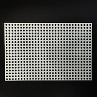 Tôle métallique perforée sur mesure en acier galvanisé/inoxydable série 300 ASTM, plaque perforée à trous ronds pour la décoration et la ventilation