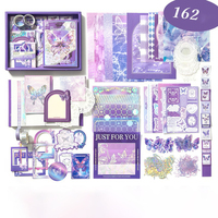 Papier de scrapbooking décoratif naturel imprimé papillon rétro, ensemble de bloc-notes à couverture rigide papillon Dreamweaver pour bricolage artistique et artisanat, idéal pour les cadeaux