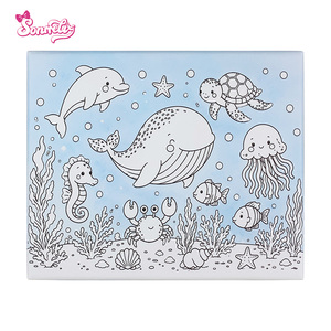 Boîte à musique océanique à colorier soi-même - Créez votre propre boîte à musique avec un dauphin rotatif, activité artistique, cadeau pour enfants, filles <span class=keywords><strong>et</strong></span> garçons - Product Image 2