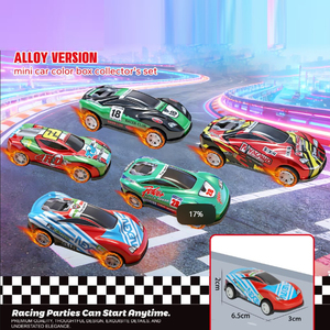 Auto Giocattolo Grande per Ragazzi, Set da 40 Pezzi, Collezione di Auto in Plastica, <span class=keywords><strong>Modellini</strong></span> Die-Cast con Funzione Pull-Back, <span class=keywords><strong>Scala</strong></span> <span class=keywords><strong>1</strong></span>:64, YS TOYS - Product Image 2