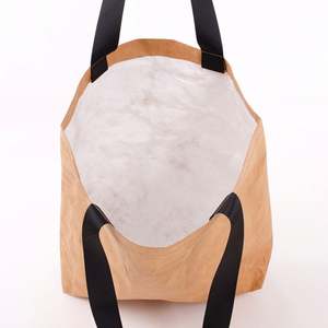 Bolsas de Papel Kraft Marrón Lisas para Comida para Llevar, Bolsas de Compra con Diseño Personalizado, Precio Bajo con Asa - Product Image 4