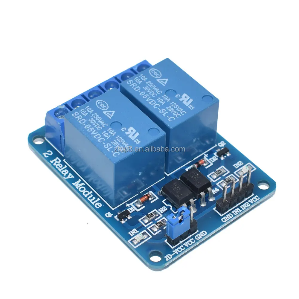 2 Channel Relay Module 5V Relay Expansion Board For Arduino